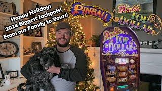 $25-$100 Top 2024 Jackpots! Top Dollar Pinball, Dragonlink. Happy Holidays From Our Family to Yours.