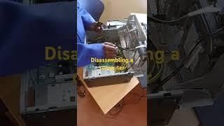 Disassembling  a computer,,guys subscribe to my YouTube channel and thanks for watching