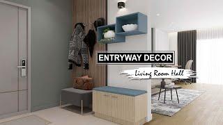 Entryway Decorating Ideas 2023 Modern Living Room Hall Wall Decorations | Home Interior Design Ideas