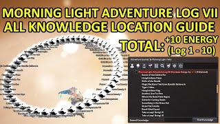 +10 Max Energy TOTAL, Morning Light Adventure Log 7 (VII) Knowledge Location Guide Black Desert BDO