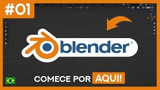 Tutorial de Blender em Português para iniciantes | Aula 01