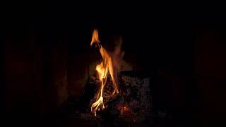  Relaxing Fireplace (12 Hours) with Burning Logs and Crackling Fire Sounds for Stress Relief 4K UHD