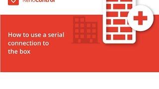 Kerio Control - How to use a serial connection