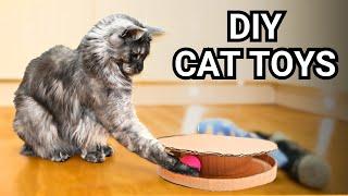 20 DIY Cat Toys Your Cats WILL Go CRAZY For! (& How To Make Them!)