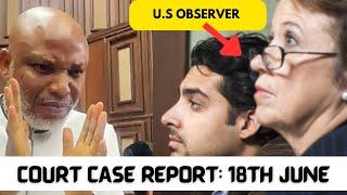U.S Observer in Court Today | Mazi Nnamdi Kanu Court Case 18th July