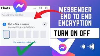 How to Remove End-to-End Encryption in Messenger | Turn Off On End-To-End Encryption