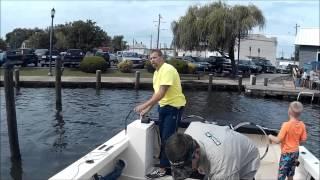 HEATHER NICOLE II, BREW RIVER BOAT DOCKING 2015