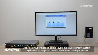 IP Door Access Control System Active-Standby System Duplication backup & Branch server backup func.
