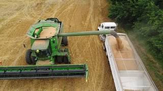 John Deere 9770 STS Wheat Harvest 2017