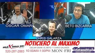 Noticiero Al Máximo Con Oscar Omar Felix, ''Betun'' Vizcarra Y Chris El ''Machu Picchu'' #Podcast296