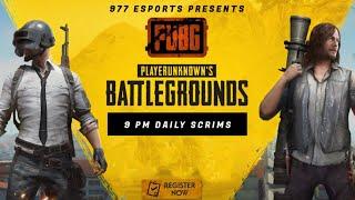 977 ESPORTS | DAILY 9 PM FREE AND MEMBERSHIP SCRIMS | PUBG Mobile Esports Nepal | June 21, 2025