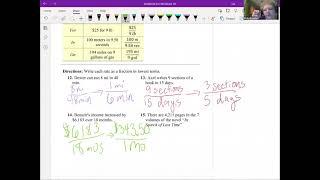 2A 5bRates and Unit Rates