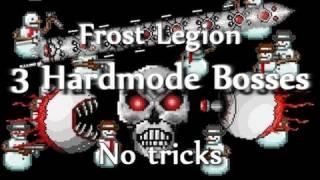 Terraria - All Hardmode bosses + Frost Legion (Christmas present p2 2011)