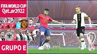 Mundial Qatar 2022 - España vs Alemania ● Pes 2021