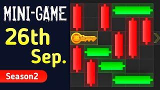 26 September Mini Game Key 100% Solved | Hamster Kombat mini game Puzzle solve