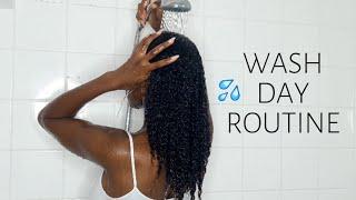 ROUTINE CAPILLAIRE CHEVEUX CREPUS  | NATURAL HAIR WASH DAY ROUTINE (Du début à la fin !)