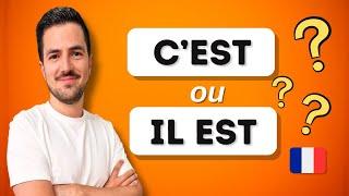 ️ How to use C'EST and IL EST in French?