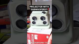 Best Speakers On A Projector? | Aurzen BOOM mini Projector Unboxing & Review! #shorts