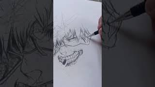 Drawing Kaneki Ken (Tokyo Ghoul), Scribble Art