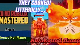 AWAKENED HELLFLAME  IS FIRE! LITTERALLY.. [Boku no roblox]