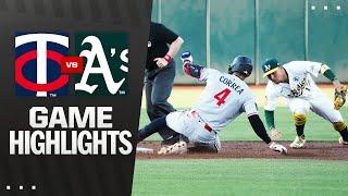 Twins vs. A's Game Highlights (6/2/25) | MLB Highlights