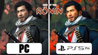 Rise of the Ronin PS5 Pro vs PC Graphics Comparison