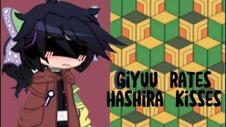 || Giyuu rates hashira kisses || Giyushino || 13+ at end ||