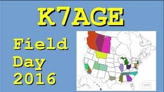 K7AGE Ham Radio Field Day 2016