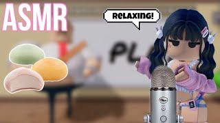 ROBLOX ASMR  Eating Mochi Ice-Cream ૮₍ ˃ ⤙ ˂ ₎ა