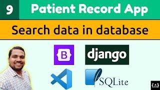 How to search data in database in Django 3 | Django Tutorials | Patient Record App | Bootstrap 5