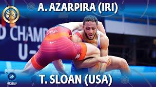 Amirali Azarpira (IRI) vs Tanner Sloan (USA) - Final // U23 World Championships 2022 // 97kg