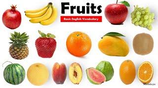 Fruits Name | Learn Fruits Name in English | Name of Fruits Basic English Learning | [Unit # 09]