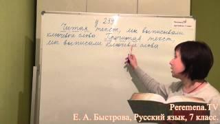 Peremena TV Русский язык, Быстрова, № 239