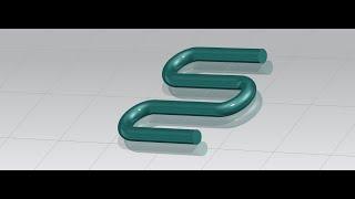 Построение с помощью заметания в NX Siemens NX12 заметание