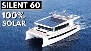 2021 SILENT 60 100% SOLAR ELECTRIC Catamaran Yacht Tour Unlimited Range HULL #1