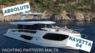 The Absolute Navetta 64 Motor Yacht | Yachting Partners Malta