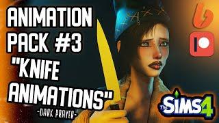 THE SIMS 4 ️ANIMATION PACK #3 "KNIFE ANIMATIONS"️DOWNLOAD