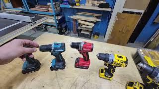 Мои шуруповерты (Makita, DeWalt, Milwaukee)