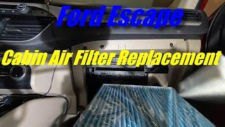 Ford Escape Cabin Air Filter Replacement