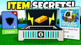 ITEM SECRETS you MISSED!! | Build a boat for Treasure Project Zeg