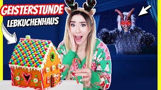 baue niemals lebkuchenhaus vor Nikolaus nachts in dezember (rentier krampus kommt mit rute)