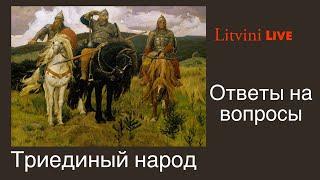 Был ли триединый русский народ и будет ли он в будущем. Обсудим в эфире Литвины Live.