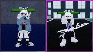 {Update} Undertale Crazy Multiverse Timeline：Killer Sans V2、Cross Sans V2 [アンダーテール/ロブロックス]