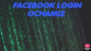 Facebook login ochish