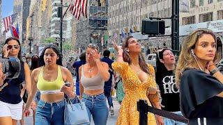 【4K】WALK Fifth Avenue NEW YORK City USA vlog 4k video TRAVEL