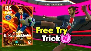 Trick To Get Free K. Kvaratskhelia Big Time in eFootball 2025 Mobile 