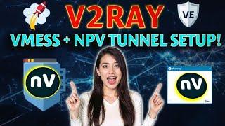 How to Create V2Ray VMess Server & Setup on NPV Tunnel VPN (Fast & Secure Connection)
