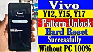 Vivo Y12, Y15, Y17, Pattern Unlock Hard Reset Without PC Success