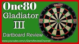 One80 Gladiator 3 dartboard review