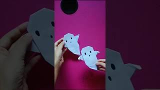 DIY Paper Ghost  #paperghost #diy #papercraft #ghost #easy #shorts